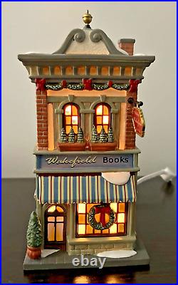 Department 56 Christmas in The City Wakefield Books Rare Retired 2013