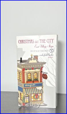 Department 56 Christmas in The City Wakefield Books Rare Retired 2013