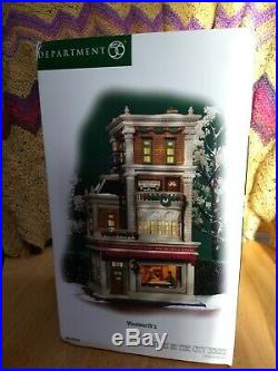 Department 56 Christmas in The City Woolworth in box. Free Shipping