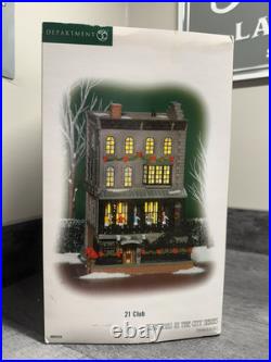 Department 56 Christmas in the City 21 Club Lighted Building