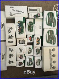 Department 56 Christmas in the City 44 piece set 21 Houses 23 Accessories NL