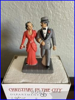 Department 56 Christmas in the City A Night Out! HTF! Rare! New