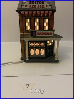 Department 56 Christmas in the City Boston Red Sox Tavern