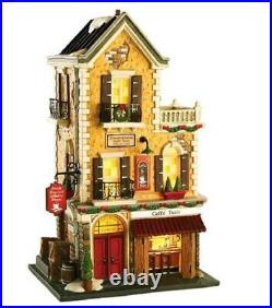 Department 56 Christmas in the City Caffe Tazio #56.59253 Brand New