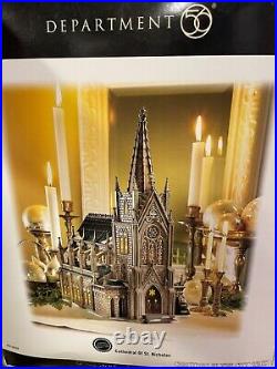 Department 56 Christmas in the City Cathedral of St. Nicholas 59248 NEW RARE Gig