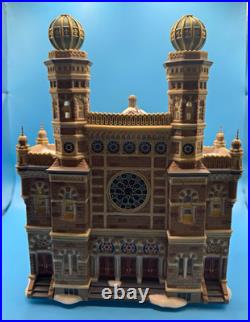 Department 56 Christmas in the City Central Synagogue Lit Boxed 1990s
