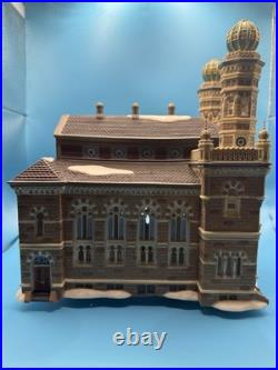 Department 56 Christmas in the City Central Synagogue Lit Boxed 1990s