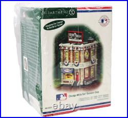 Department 56 Christmas in the City Chicago White Sox Souvenir Shop 56.59231 NOB