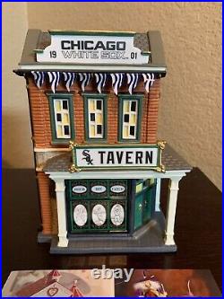 Department 56 Christmas in the City Chicago White Sox Tavern #59232