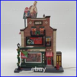 Department 56 Christmas in the City Coca-Cola Soda Fountain Accessory NEW