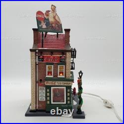 Department 56 Christmas in the City Coca-Cola Soda Fountain Accessory NEW