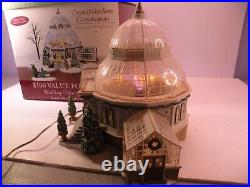 Department 56 Christmas in the City Crystal Gardens Conservatory Set Incomplete