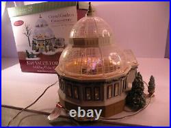 Department 56 Christmas in the City Crystal Gardens Conservatory Set Incomplete
