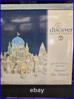 Department 56 Christmas in the City Crystal Ice Palace Rare Working Read