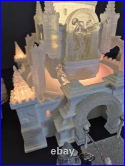 Department 56 Christmas in the City Crystal Ice Palace Rare Working Read