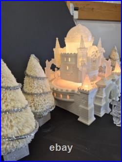 Department 56 Christmas in the City Crystal Ice Palace Rare Working Read