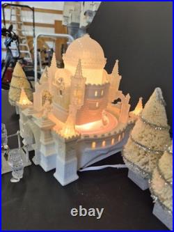 Department 56 Christmas in the City Crystal Ice Palace Rare Working Read