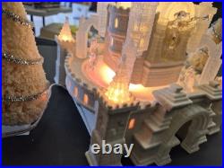 Department 56 Christmas in the City Crystal Ice Palace Rare Working Read