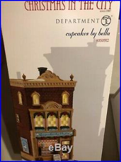 Department 56 Christmas in the City Cupcakes by Bella New 4050912 Retired