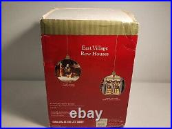 Department 56. Christmas in the City EAST VILLAGE ROW HOUSES 59266 DAMAGED