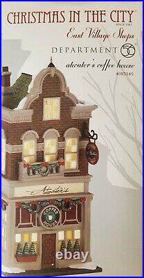 Department 56 Christmas in the City East Village Atwater's Coffee House 4025245