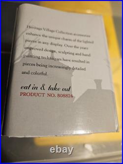 Department 56 Christmas in the City Eat in & Take Out #808824 VERY RARE Box