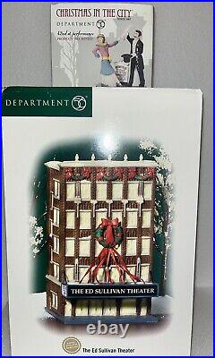 Department 56 Christmas in the City Ed Sullivan Theater & Accessory