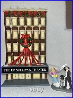 Department 56 Christmas in the City Ed Sullivan Theater & Accessory