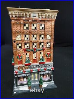 Department 56 Christmas in the City Ferrara Bakery and Cafe Used Works Great