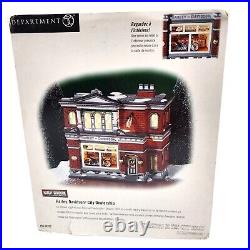 Department 56 Christmas in the City HARLEY DAVIDSON CITY DEALERSHIP Lighted