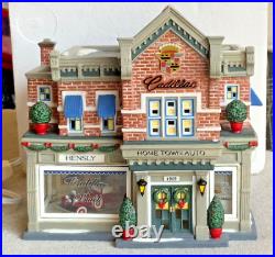 Department 56 Christmas in the City HENSLY CADILLAC & BUICK Building Retired