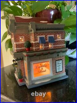 Department 56 Christmas in the City HENSLY CADILLAC & BUICK Building Retired