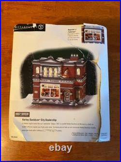 Department 56 Christmas in the City Harley-Davidson City Dealership Retired 2006