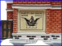 Department 56 Christmas in the City Harley-Davidson City Dealership Retired 2006