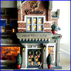 Department 56 Christmas in the City Hensley Cadillac & Buick Building Retired