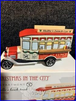 Department 56 Christmas in the City Hollie's Lunch Truck! Rare! New