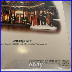 Department 56. Christmas in the City. JAMBALAYA CAFÉ 59265 Original Box
