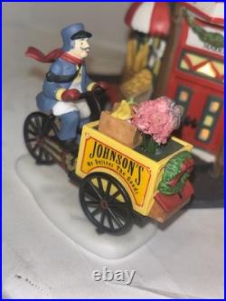 Department 56-Christmas in the City-Johnson's Grocery & Deli-withextras