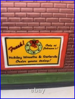 Department 56-Christmas in the City-Johnson's Grocery & Deli-withextras