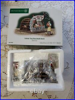 Department 56 Christmas in the City Lobster Trap Boardwalk Booth NIB 59464