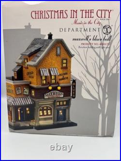 Department 56 Christmas in the City Maxwell's Blues Hall