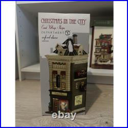 Department 56 Christmas in the City Oxford Shoes Shops Ceramic Multicolor