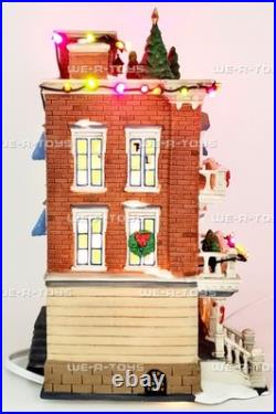 Department 56 Christmas in the City Parkside Holiday Brownstone Gift Set 58937