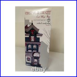 Department 56 Christmas in the City Rachael's Candy Shop Porcelain Boxed
