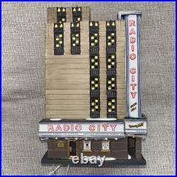 Department 56 Christmas in the City Radio City Music Hall. Working! No Box