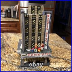 Department 56 Christmas in the City Radio City Music Hall with Box Ex Cond