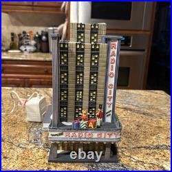 Department 56 Christmas in the City Radio City Music Hall with Box Ex Cond