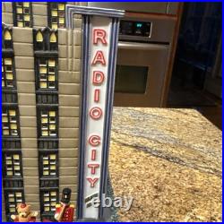 Department 56 Christmas in the City Radio City Music Hall with Box Ex Cond