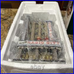 Department 56 Christmas in the City Radio City Music Hall with Box Ex Cond