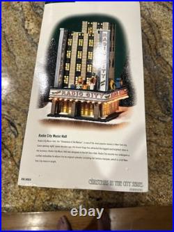 Department 56 Christmas in the City Radio City Music Hall with Box Ex Cond